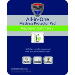 Repreve Terry Loop Fitted Mattress Pad - All In One -Comforters Store GUEST f6dacbd1 572d 4219 8373 783c445f0b52