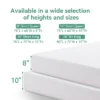 Dyonery RV Mattress 8/10 Inch Memory Foam Mattress With Tencel Cover, Premier Cooling Green Tea/Gel Medium Firm Bed Mattress In Box,White -Comforters Store GUEST f864d55b bd67 426f 8f26 9eeef1224f90