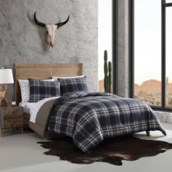 Wrangler City Flats Plaid Duvet Set Blue -Comforters Store GUEST fe2d2482 aadd 4e09 84fd 69cc0c9bbc9f